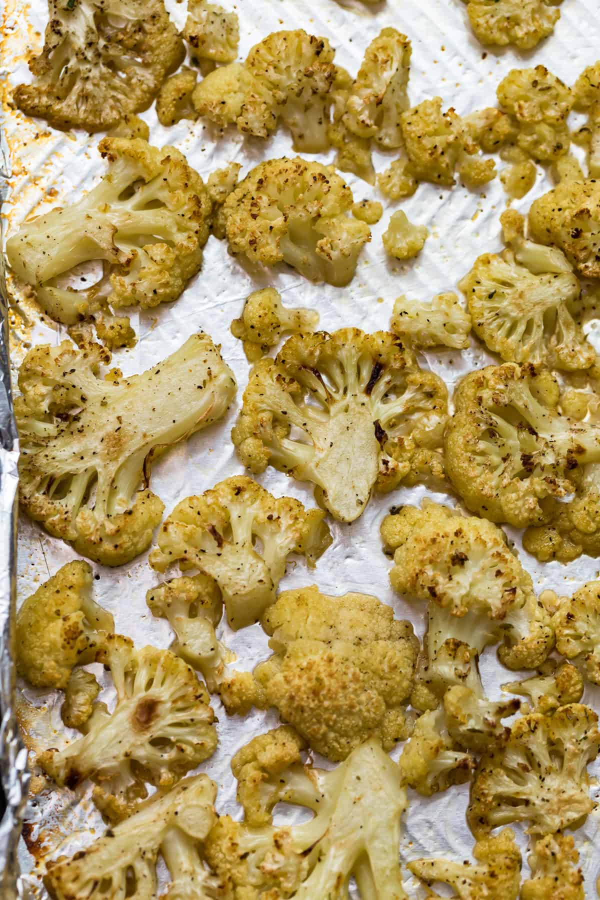 cauliflower on sheet pan