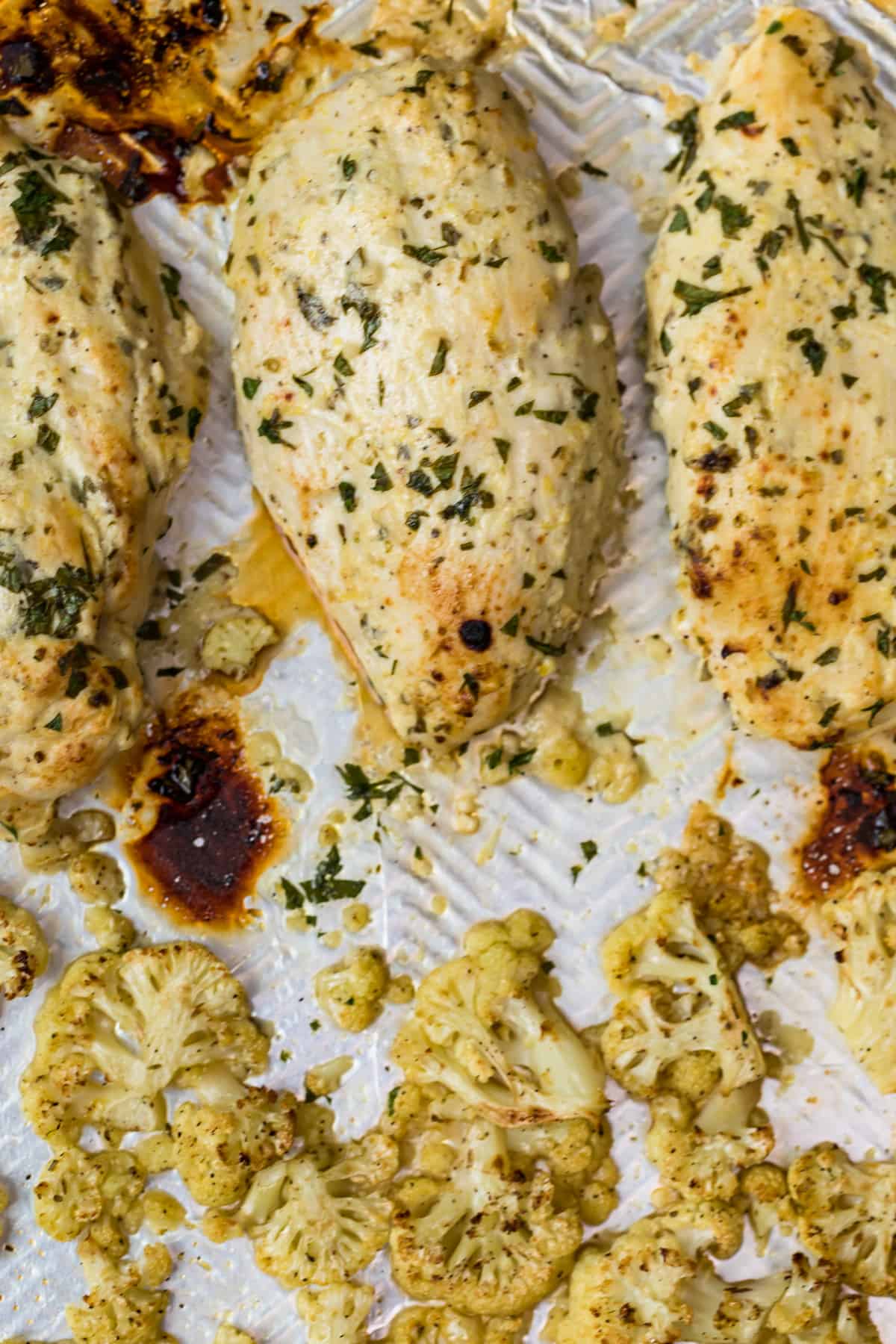 Greek Chicken on sheet