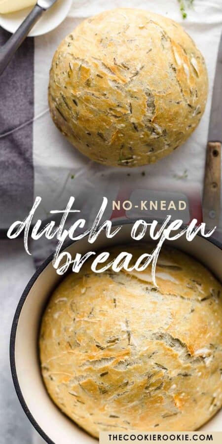 dutch oven bread pinterest collage