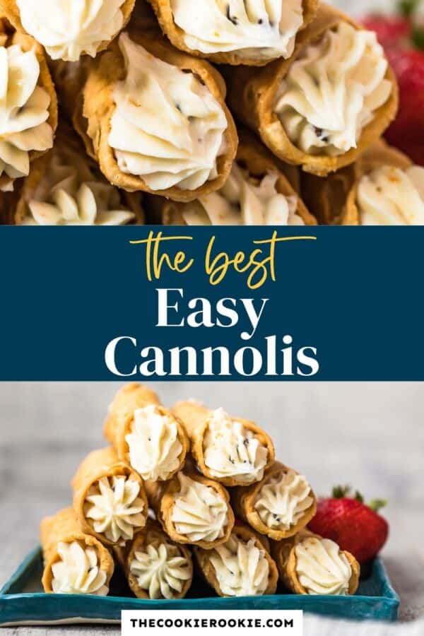 easy cannolis pinterest