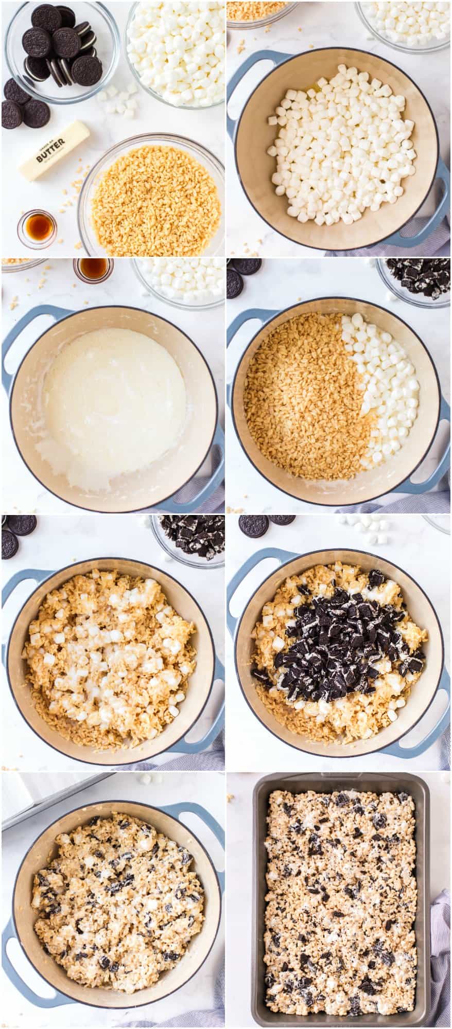 how to make oreo rice krispie treats