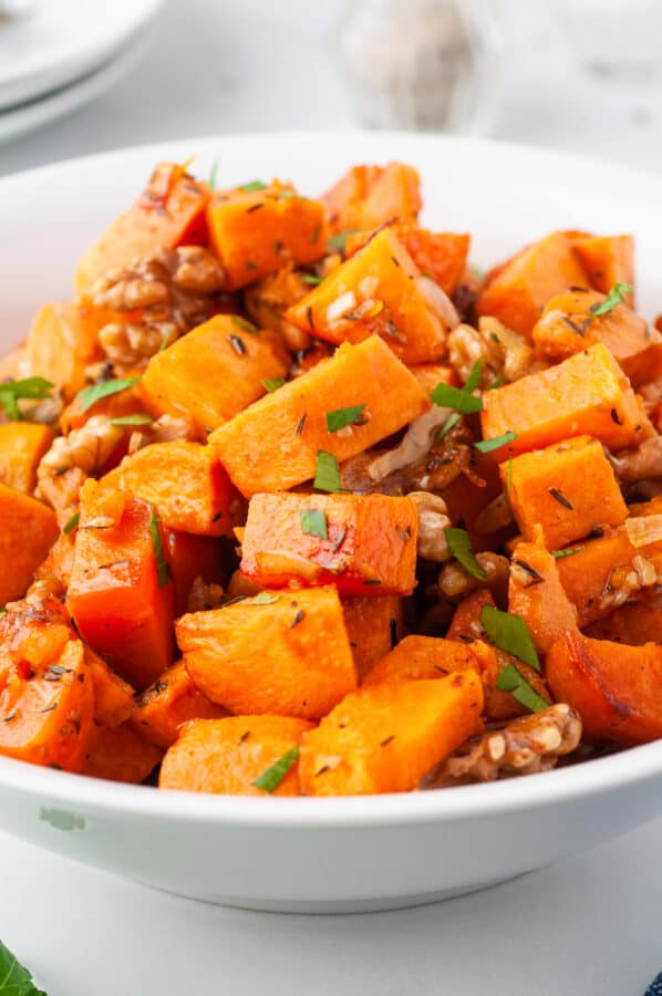 up close image of sweet potatoes