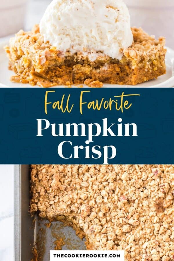 pumpkin crisp pinterest collage