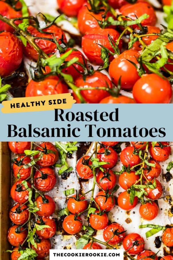 roasted tomatoes with balsamic pinterest