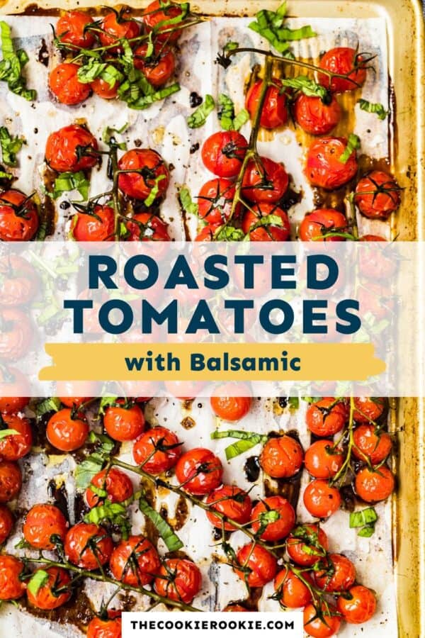 roasted tomatoes with balsamic pinterest