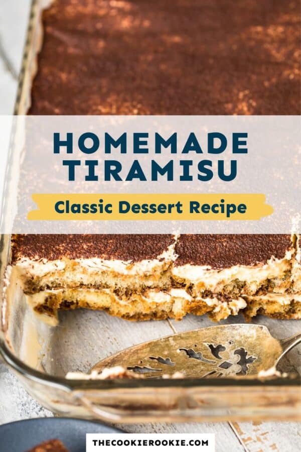 tiramisu recipe pinterest collage