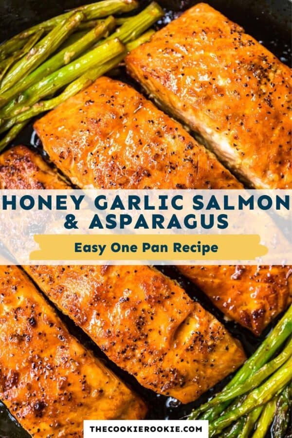 honey garlic salmon and asparagus pinterest