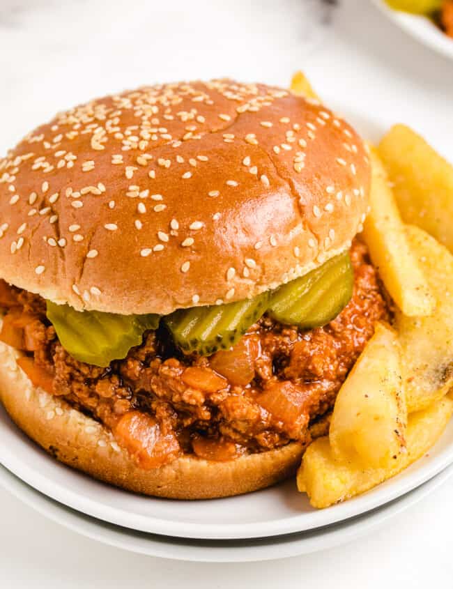 turkey sloppy joes pinterest collage