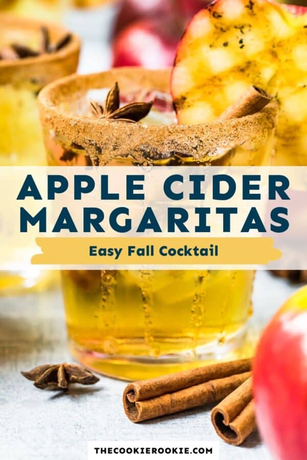 apple cider margaritas pinterest