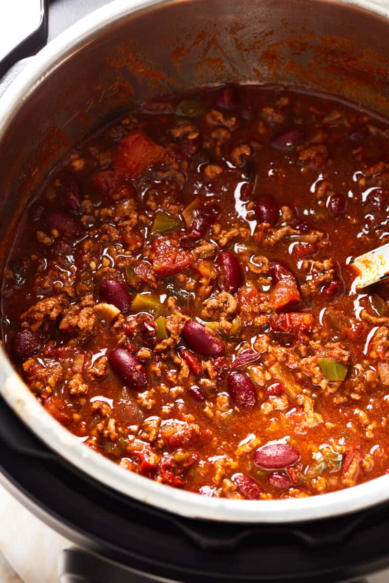 instant pot chili in instant pot