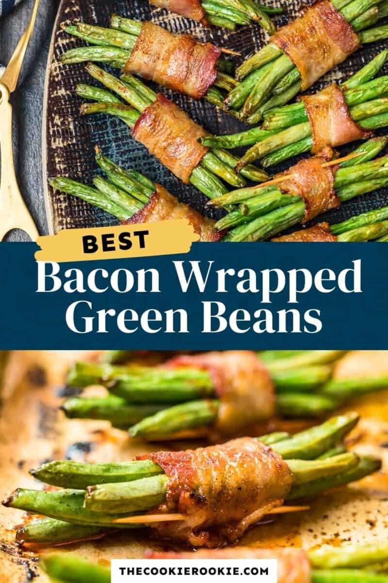 bacon wrapped green bean bundles pinterest