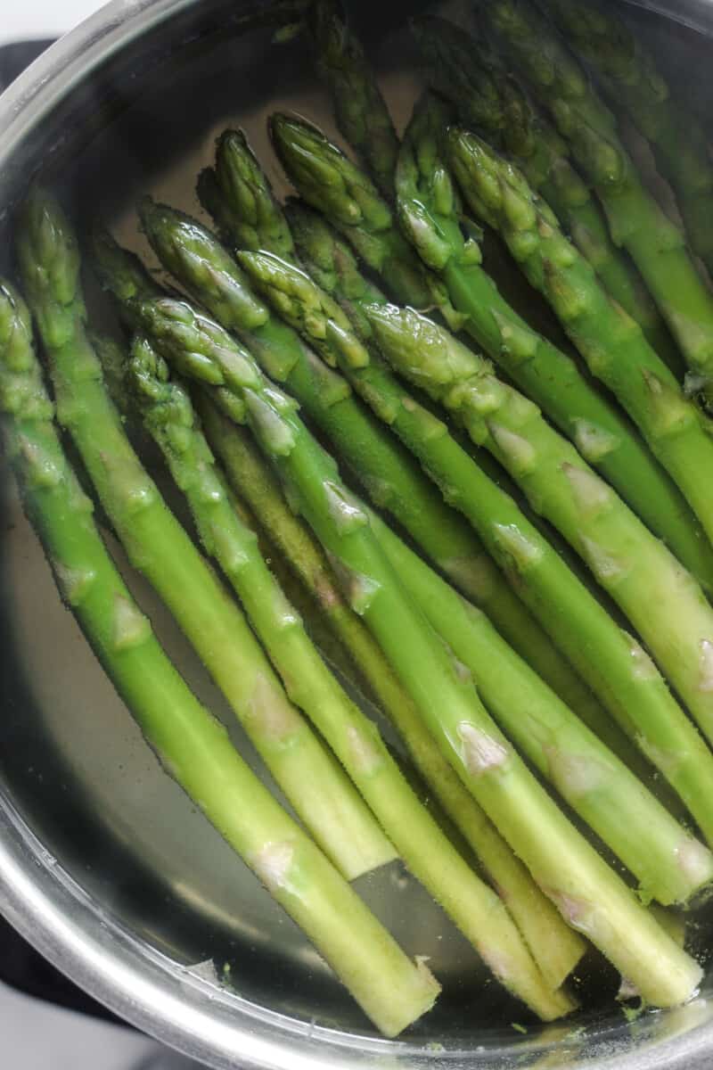 how to blanch asparagus