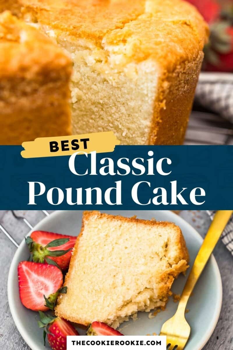 classic pound cake pinterest