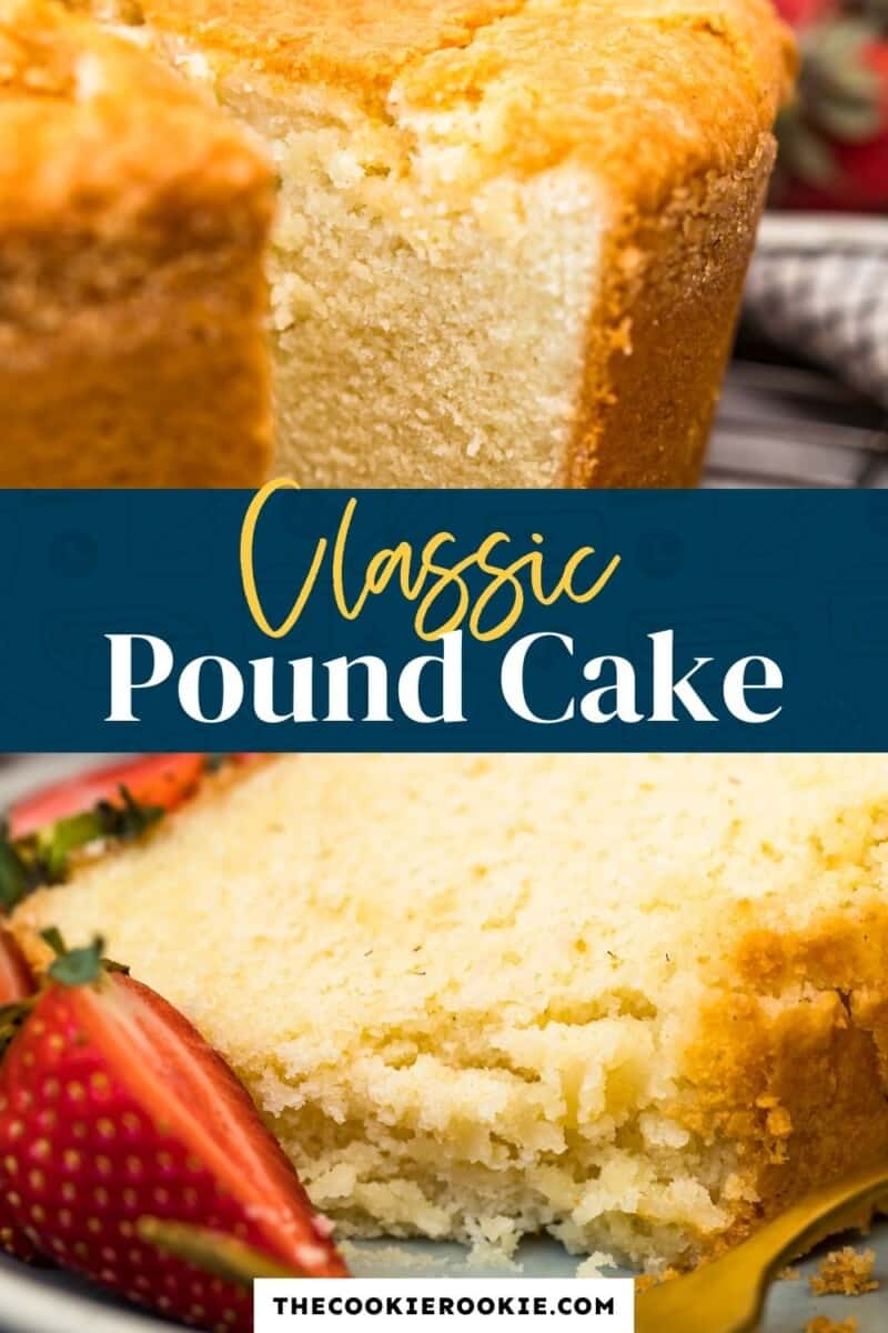 classic pound cake pinterest