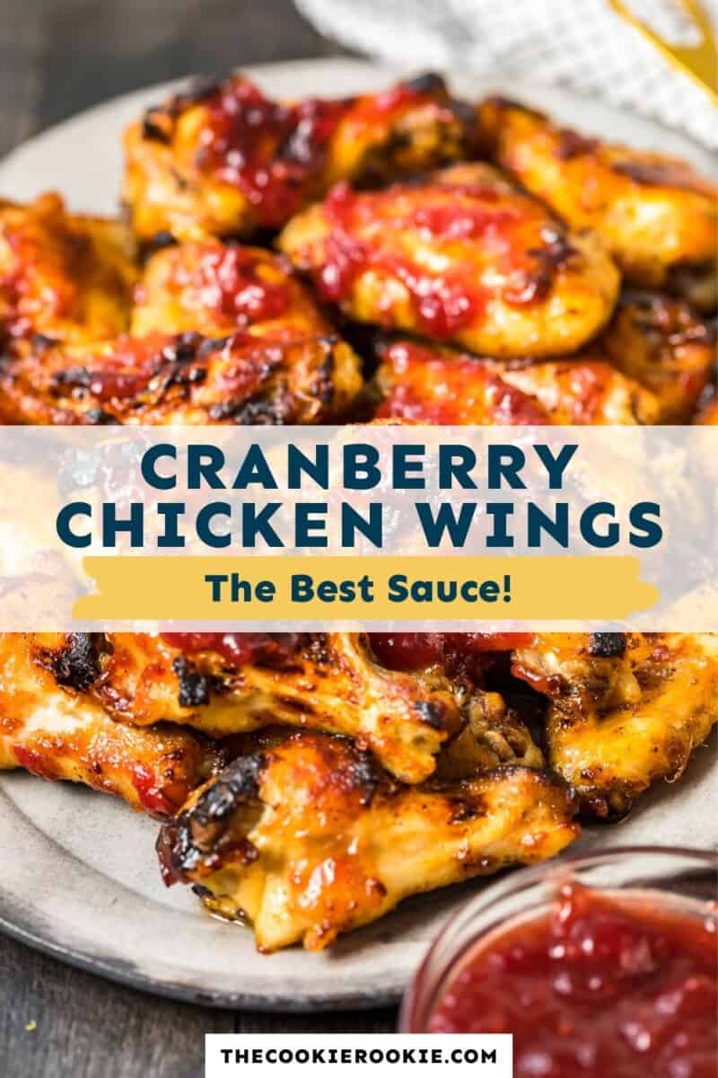 cranberry chicken wings pinterest