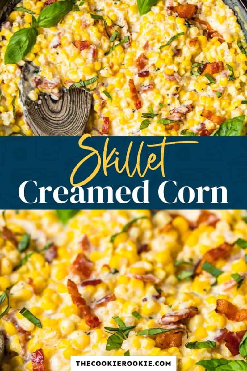 skillet creamed corn pinterest