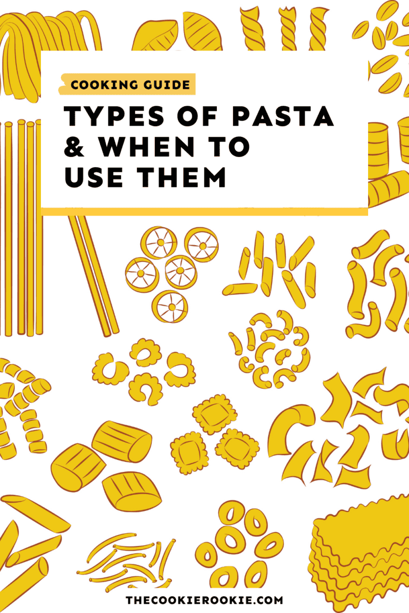 Types of pasta and when to use them.