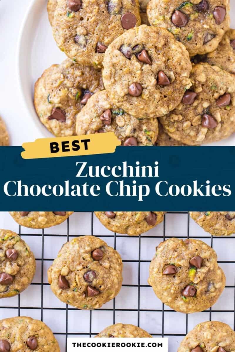 zucchini chocolate chip cookies pinterest