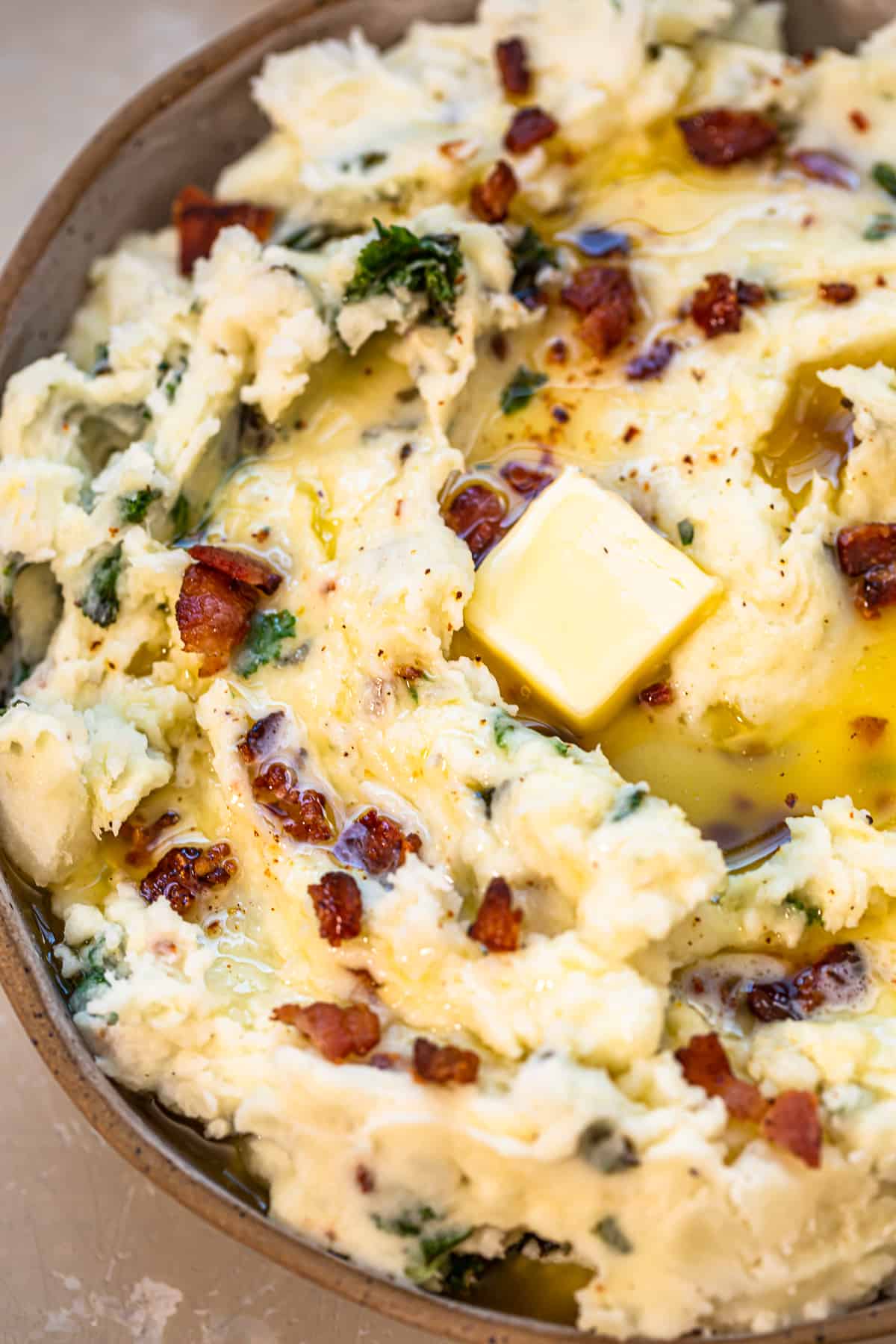 colcannon potatoes in bowl