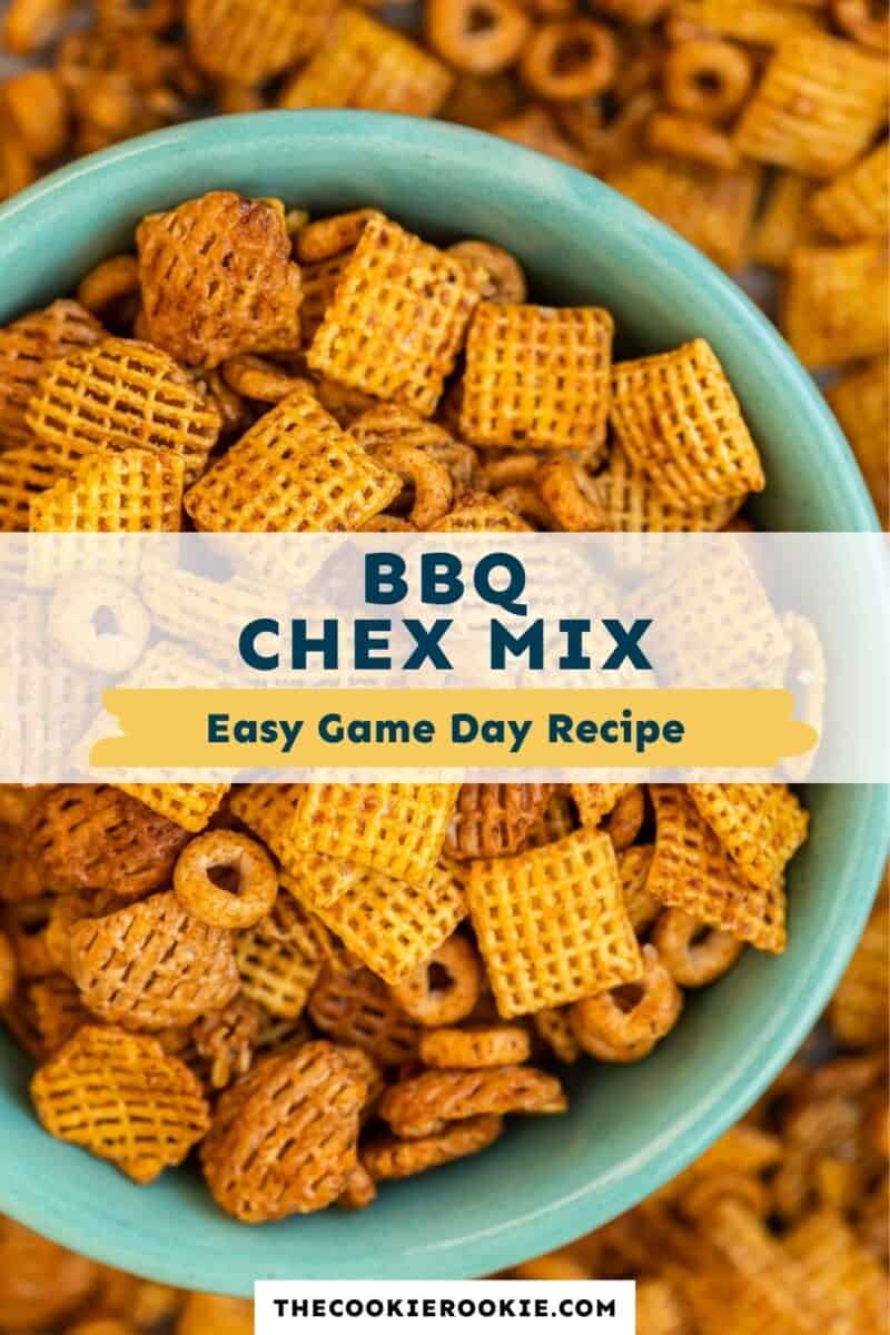 BBQ Chex Mix Pinterest collage