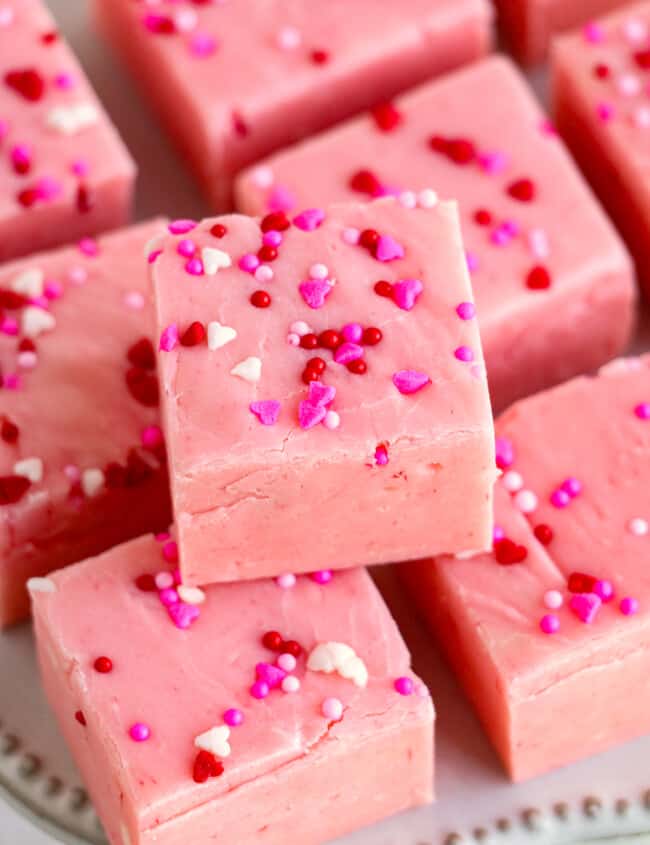 strawberry fudge stacked