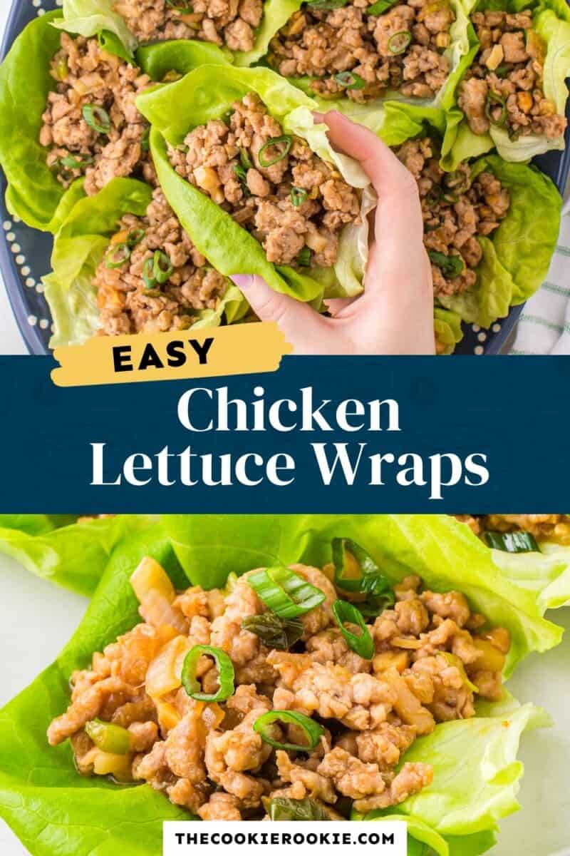 chicken lettuce wraps pinterest