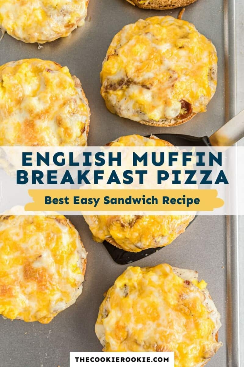 english muffin breakfast pizza pinterest