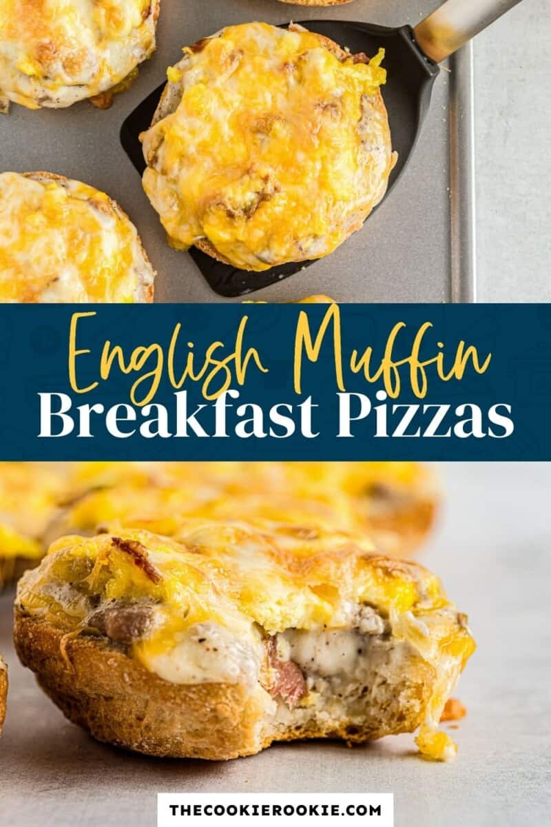 english muffin breakfast pizza pinterest