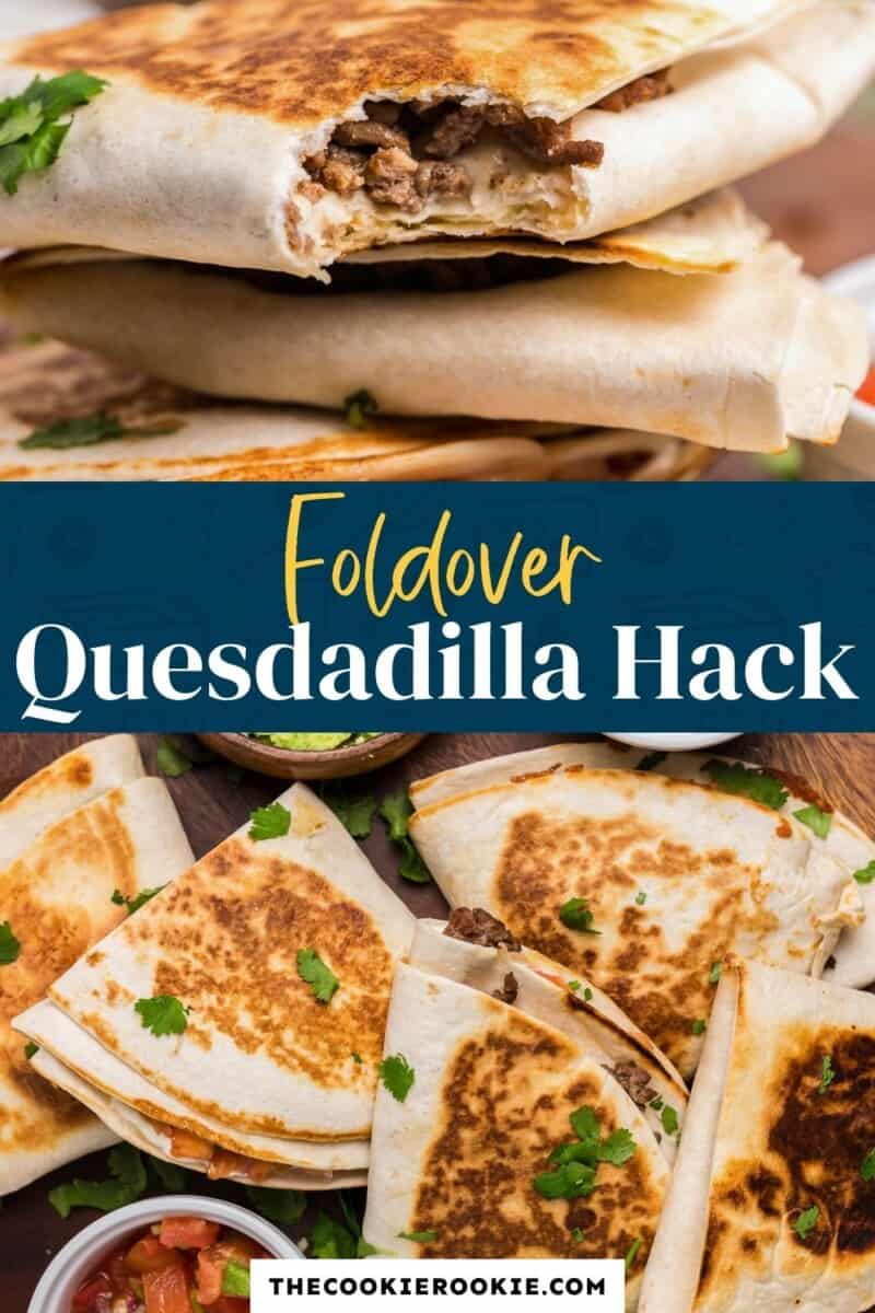 foldover quesadilla pinterest collage