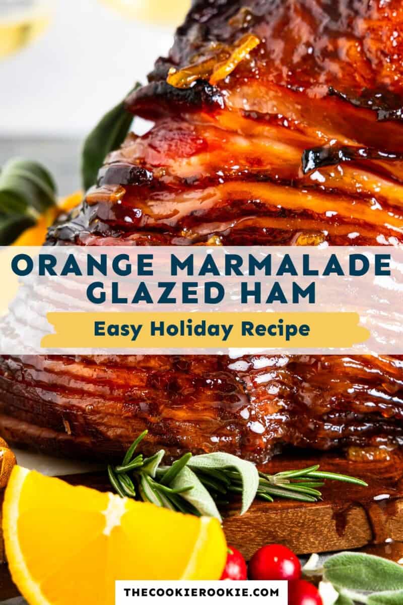 orange glazed ham pinterest