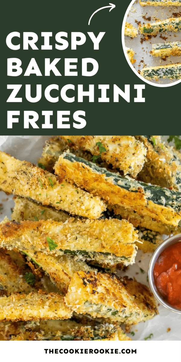 baked zucchini fries pin