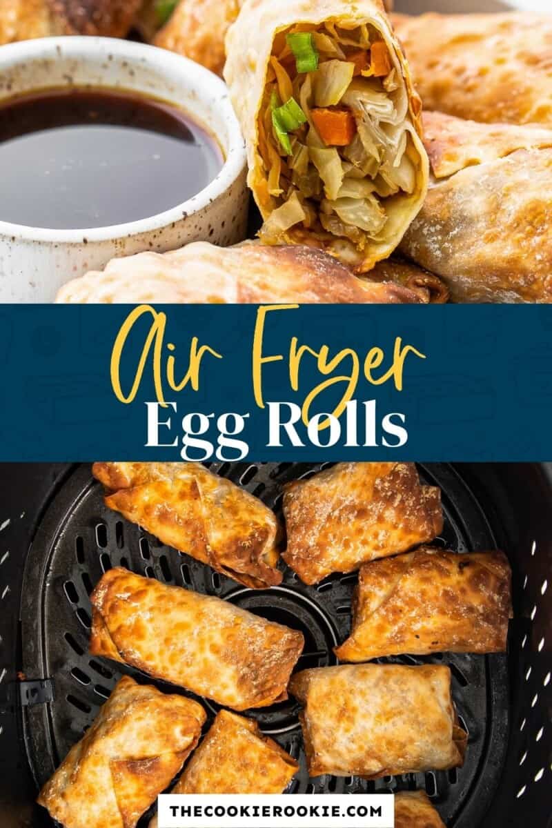 air fryer egg rolls pinterest