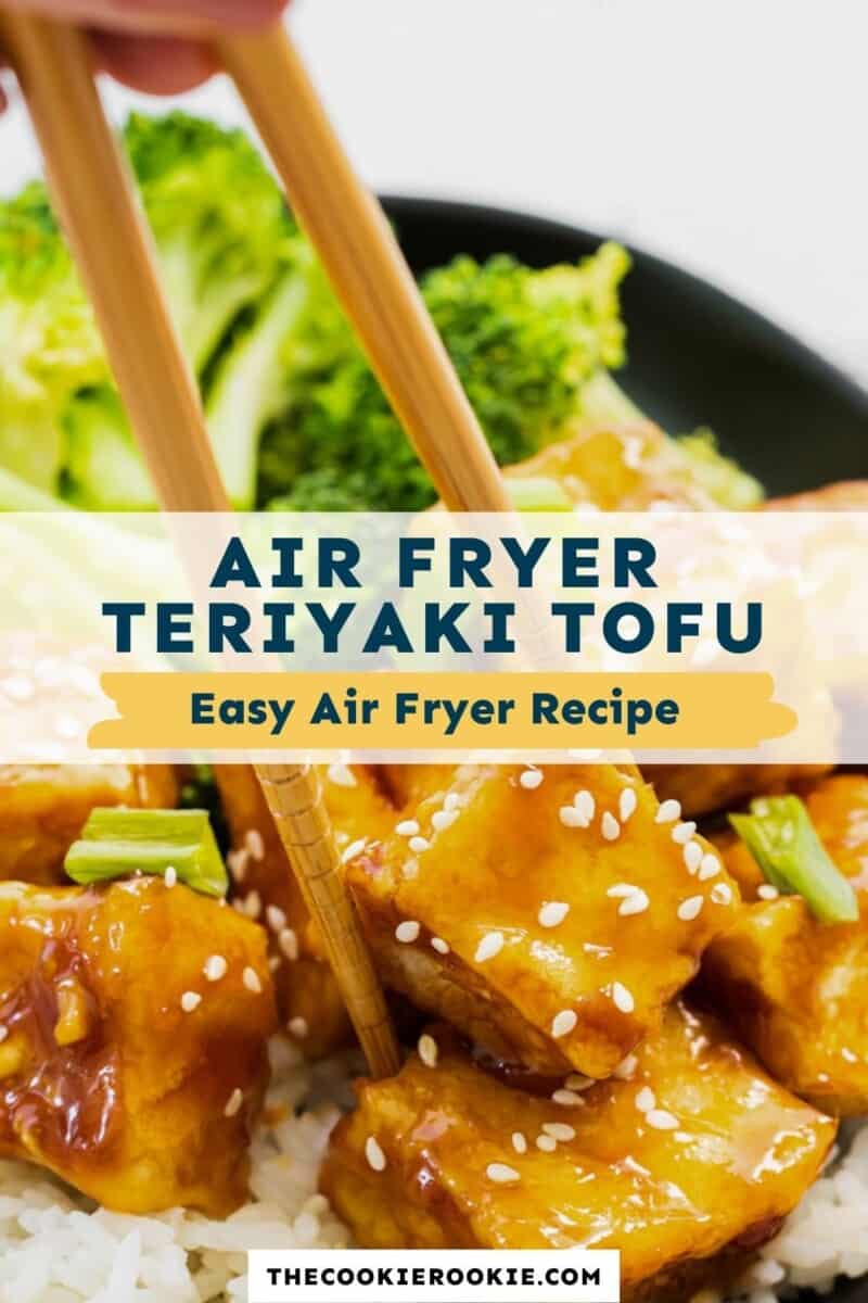 air fryer teriyaki tofu pinterest.