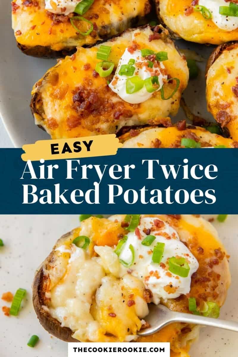 air fryer twice baked potatoes pinterest