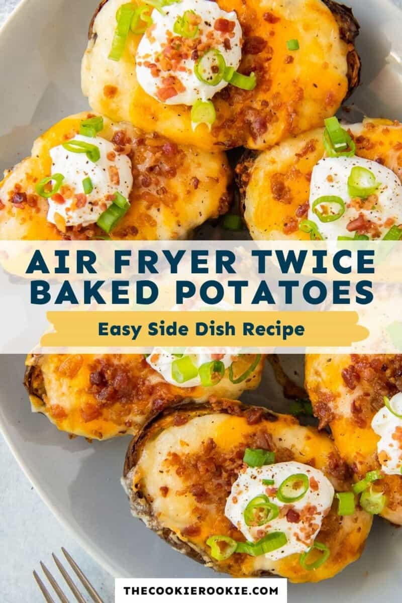 air fryer twice baked potatoes pinterest