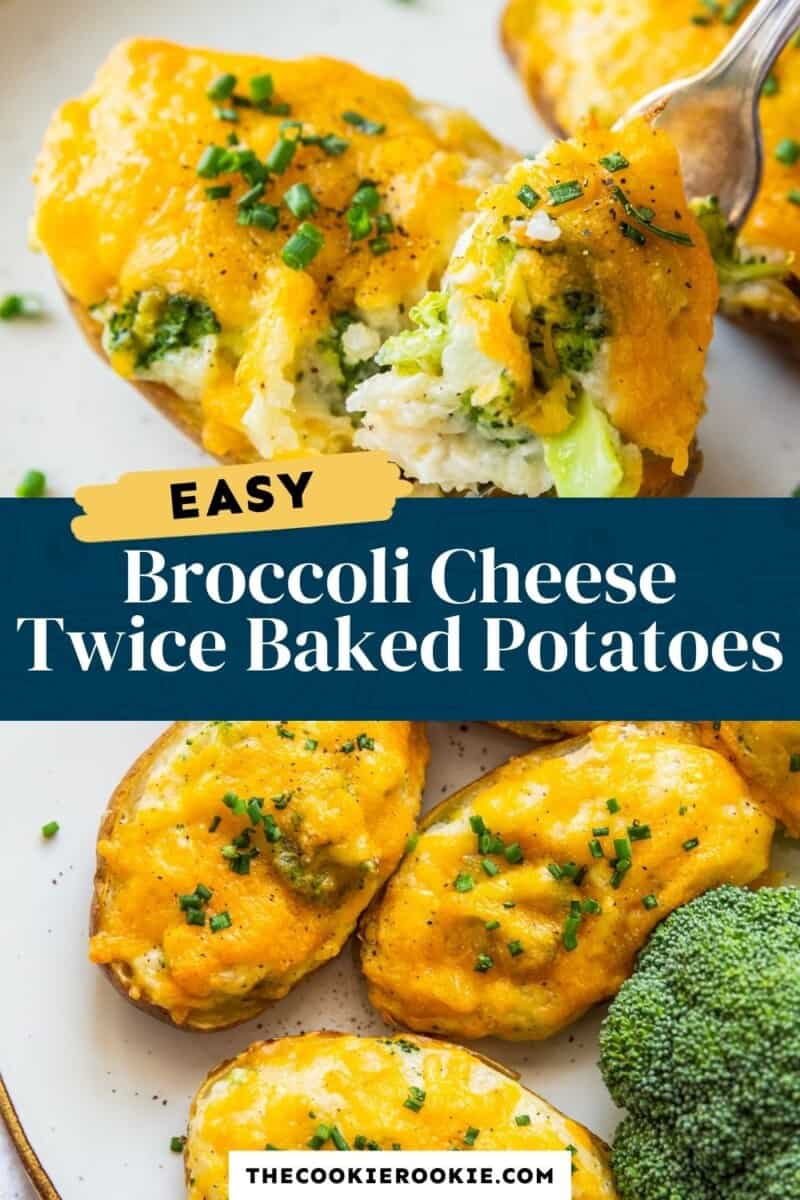 broccoli cheese twice baked potatoes pinterest