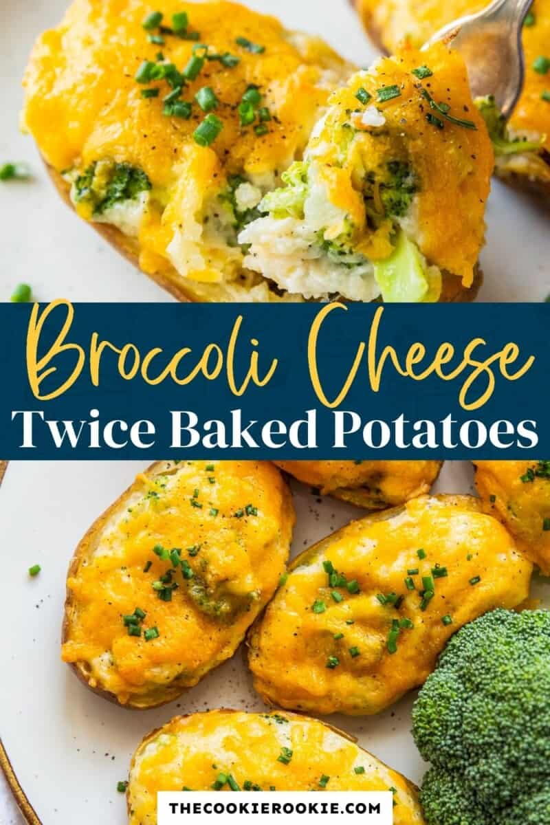 broccoli cheese twice baked potatoes pinterest