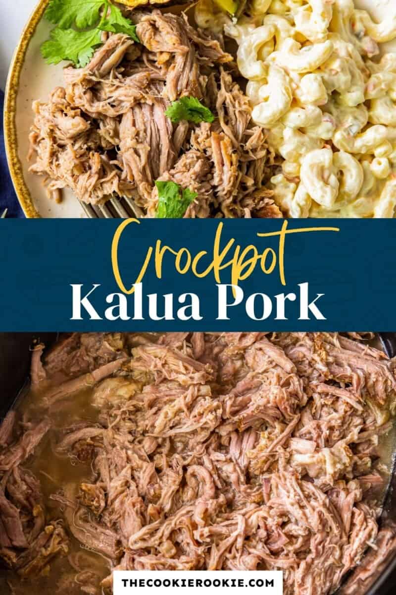 crockpot kalua pork pinterest