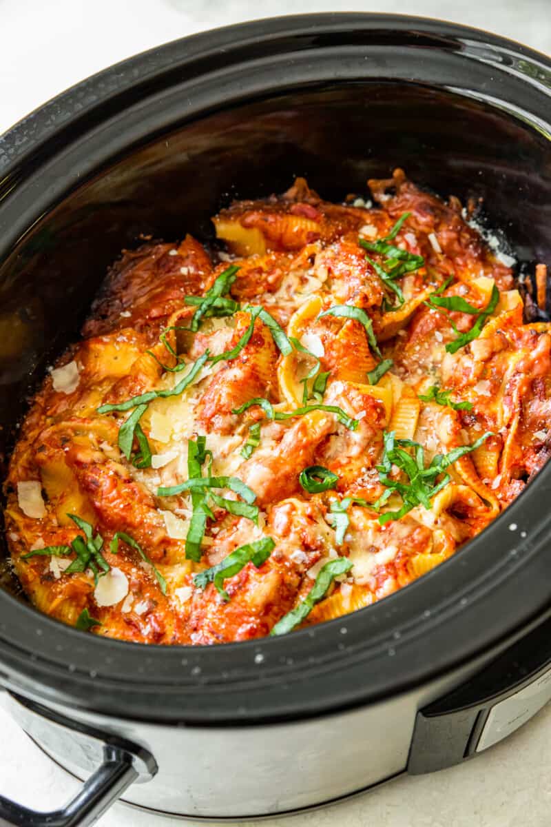 stuffed shells in crockpot