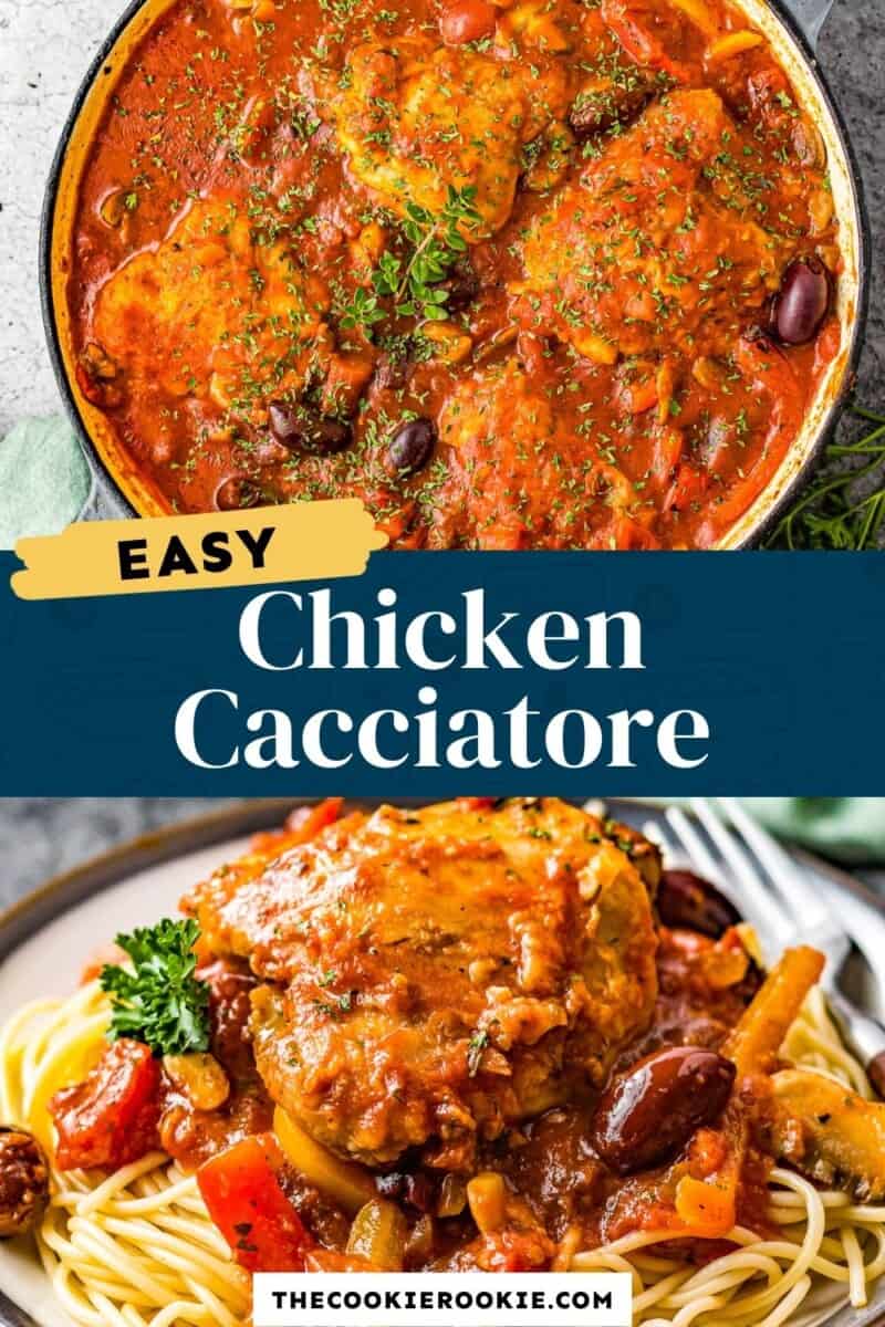 chicken cacciatore pinterest