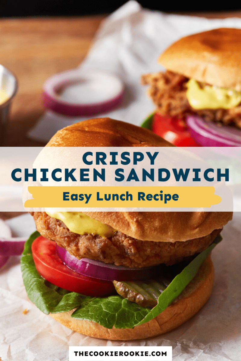 crispy chicken sandwich pinterest.