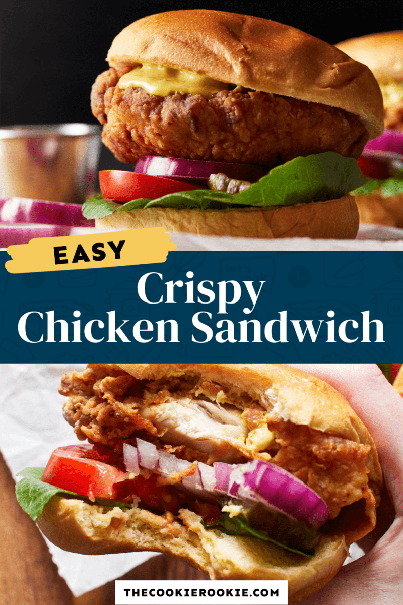 crispy chicken sandwich pinterest.