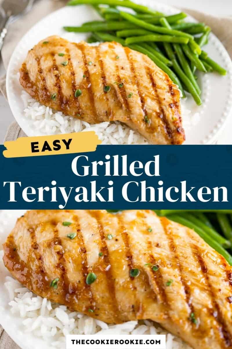 grilled teriyaki chicken pinterest