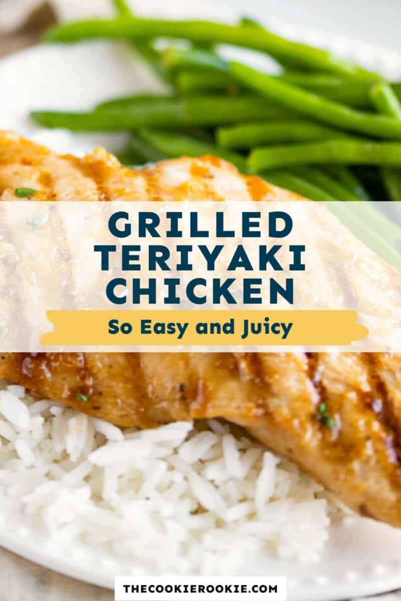 grilled teriyaki chicken pinterest