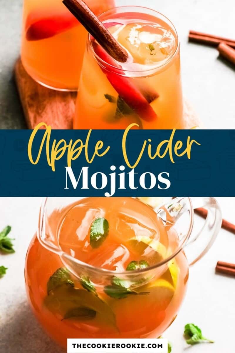 apple cider mojitos pinterest