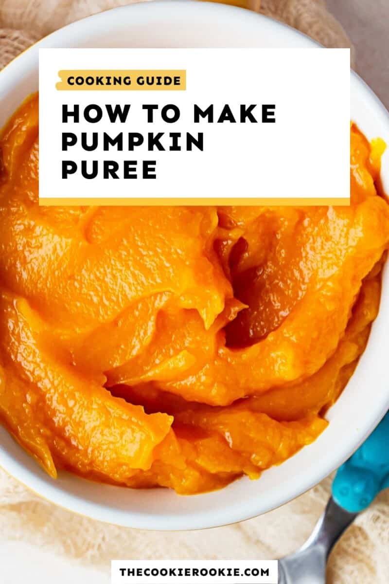 how to make pumpkin puree