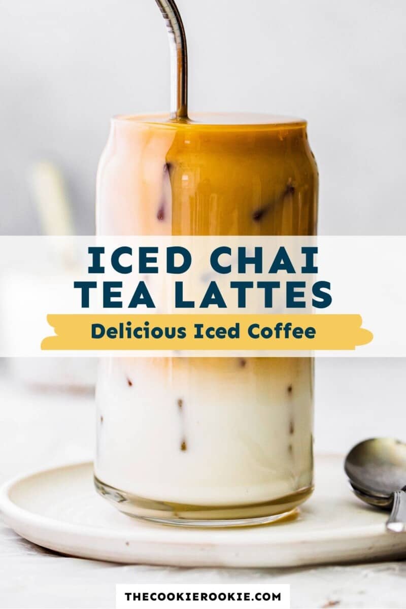 iced chai tea lattes pinterest