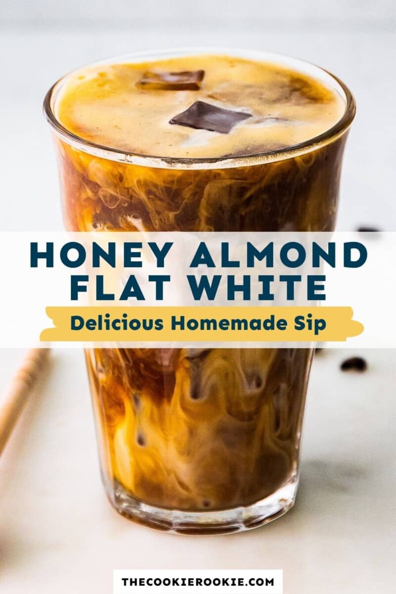 honey almondmilk flat white pinterest