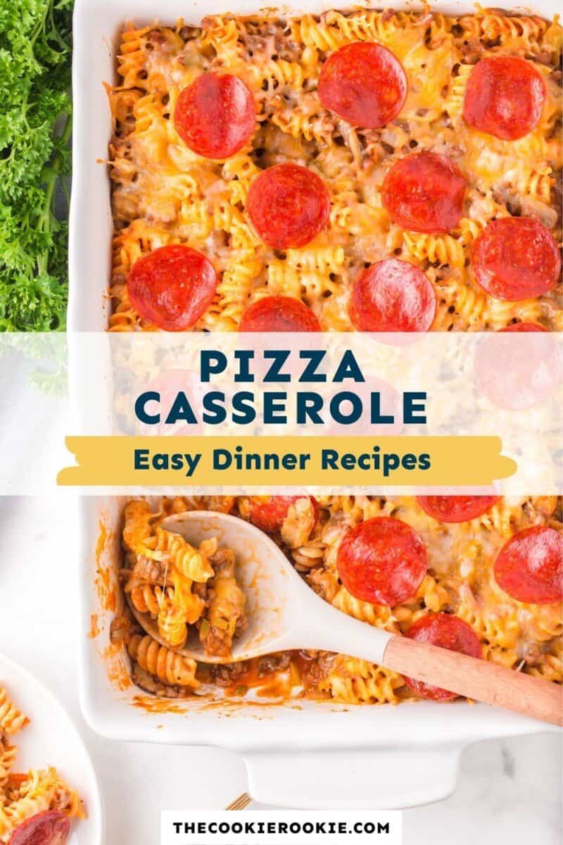 pizza casserole pinterest