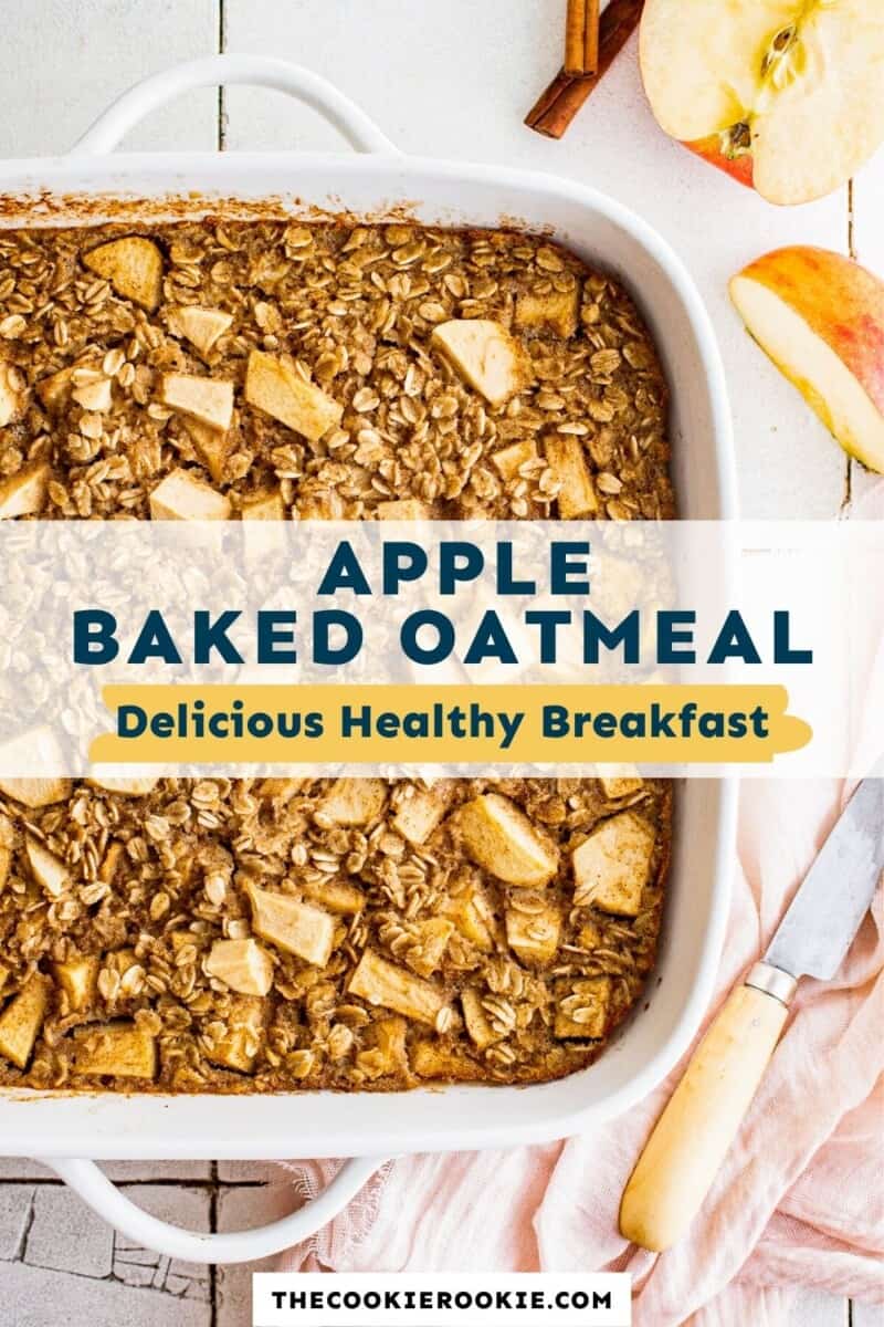 baked apple oatmeal pinterest